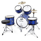 071-mu-70004-bl Onebigoutlet Blue Piece Complete Junior Drum Set Cymbals 846183162995
