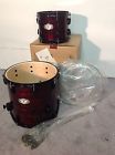 Hp076 10 Vision Pearl Strata Tom Red Series Rack Floor 14x14 Drums 10x8 -