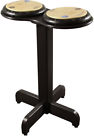 10021-42-bkbk Playmore Design Double Conga Style Drum Table Remo 844731059643