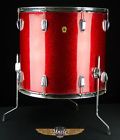 Utom30 1967 20 " Rare Vintage Ludwig Tom Sparkle Floor Red Drum