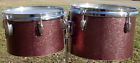 4450 4449 Gretsch Burgundy Sparkle And Toms