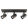 59316 Globe Electric Williamsburg Track Lighting Dark Wood 692624272040