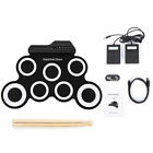 629774445765 Unbranded Black Portable Electronic Drum Digital Usb Pads