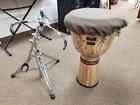 731201808941 Latin Percussion Djembe Galaxy Giovanni Gold Stand