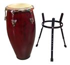 813121012582 Unbranded Conga Drum Stand Red Wine Percussion New