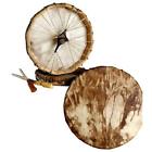 816653011115 Native American Deer Stained Frame Drum