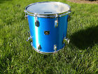 8536 Imperialstar Tama Vintage 1970s 16 X Floor Tom Metallic Blue
