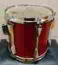 Adt10x Artstar Tama Rare 1990 Era Ii Maple 10 X Tom Drum In Red Lacquer Finish