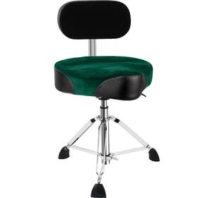 Aklot Mi8467 Saddle Drum Throne With Backrest Hydraulic Heavy Duty Seat