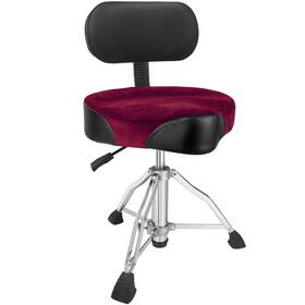 Mi8468 Aklot Saddle Drum Throne With Backrest Hydraulic Heavy Duty Seat