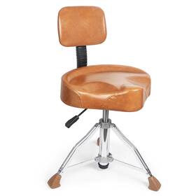 Mi9971 Aklot Akolt Saddle Drum Throne With Backrest Heavy Duty Seat Hydraulic