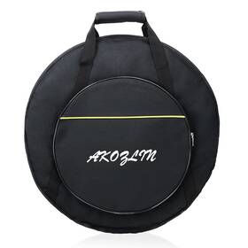 Akozlin 784112433450 22 Cymbal Gig Bag With Carry Handle 10mm Thick Padded Cotton For Perf