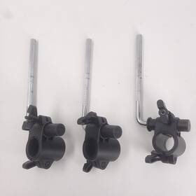 102370013-a Alesis Drum Rack Clamp Set-1.5 Inch Mount And L-rod Lot Of 3