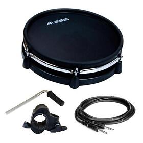 Alesis 10inch Dual Zone Drum Pad Bundle With L-rod Clamp 1/4inch Cable