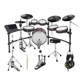 Alesis 196271001218 Strata Prime Electronic Drum Set Bundle With Accesories