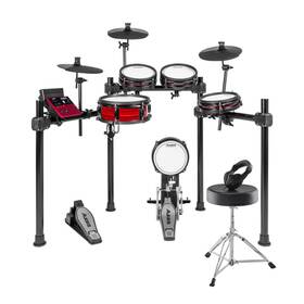 Alesis 196271535683 Nitro Pro 8-piece Electronic Drum Set With Throne And Headphones Bundle