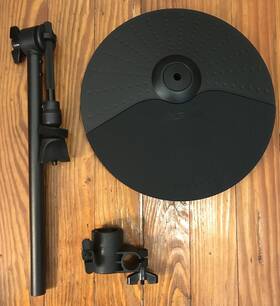 21350 Alesis 10 Inch Cymbal With 15 Arm And Clamp 1 1/8 Nitro Drums Single Zone