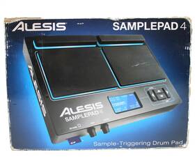 5080047040 Alesis Samplepad 4 Electronic Percussion Pad Used With Original Box