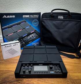 Asp-1 Alesis 694318023426 Strike Multipad With Foot Switch And Case