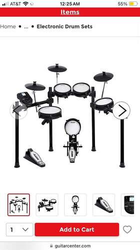 Alesis 694318025918 Surge Mesh Special Edition 8-piece Electronic Drum Kit