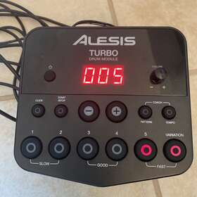 Alesis 712038443895 Turbo Drum Module -w Cable Snake Power Adapter