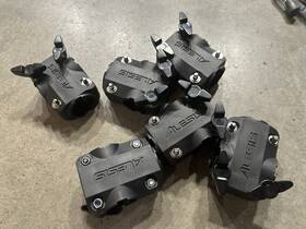 Alesis 712198209126 6 Drum Rack Frame Clamp 3 Facing Right Left You Get All Six