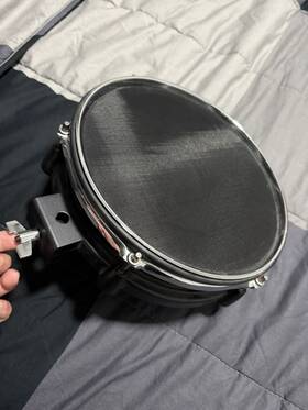 Dm10 Alesis 712198211792 10 Inch Dual-zone Mesh Drum Pad For Command X Kit
