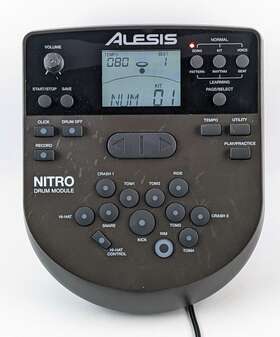Dm7x Alesis 712198218098 Nitro Mesh Drum Module Interface Head Unit Computer With Power Supply