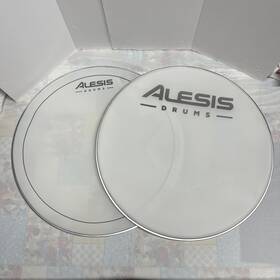 Alesis 712198230144 Two White 20 Inch Kick Drum Mesh Batter Head For Electronic Kits