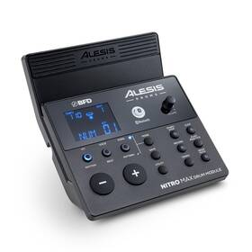 Alesis 728434956082 Nitro Max Electronic Drum Module With Power Supply Brain Hub Samples