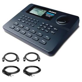 Sr-16 Alesis 730052118841 Sr16 Drum Machine Bundle With 2 Instrument And Midi Cables Module