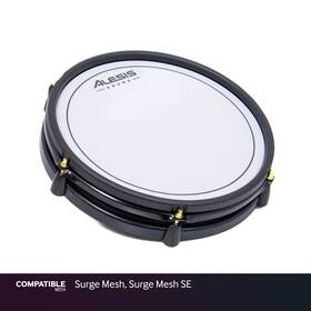 Alesis 780518474912 12 Inch Dual-zone White/red Mesh Drum Pad For Surge Se
