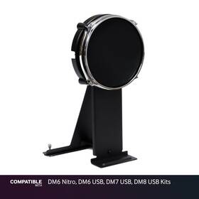Alesis 798239443803 8-inch Mesh Kick Pad With Stand For Dm6 Nitro Usb Dm7 Dm8