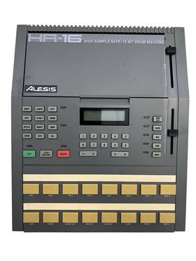 Hr-16b Alesis High Sample Rate 16-bit Vintage Drum Machine For Parts
