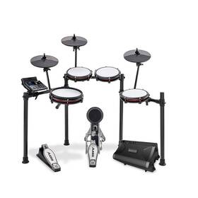 Nitromaxda2108b Alesis Nitro Max 8-piece Electronic Drum Set With Bt/bfd Sounds/drum Amp Black