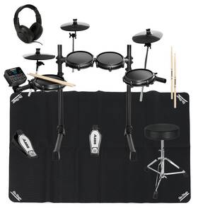 Turbomeshbun2 Alesis Turbo Mesh Electronic Drum Set Essentials/mat/headphones Bundle