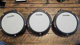 Aed-403 Aodsk 3 Tom Toms Open Box Mesh Drum. Drum Set