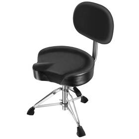 Dt-11 Augioth Drum Throne With Backrest Padded Hydraulic Chair Height Adjustable
