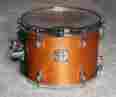 Bat1209 Birch Custom Absolute Yamaha 12x9 Vintage Natural Lacquer Finish Die Cast Rims