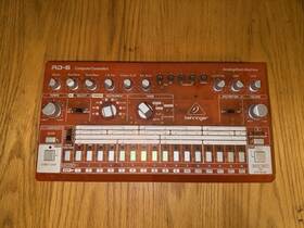 000-ee602-00010 Behringer Rd-6-tg Analog Drum Machine - Orange Translucent