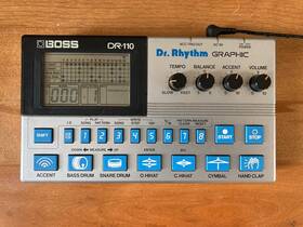 Dr-110 Boss 646800 Dr. Rhythm Graphic Vintage Analog Drum Machine In Working Condition
