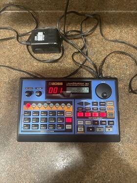 Boss Js-5 Jamstation Backing Rhythm Drum Machine Multi Effects Power Supply