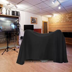 Branded 797442575493 Drum Set Dust Cover With Sewn-in Weighted Corners Windproof Kit