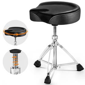 Cy00391-1 Cahaya Ev-cy0334 Cy00390-1 Drum Throne Saddle Seat - Stool Height Adjustable Padded Chair With