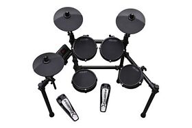 Csd25m-u Carlsbro 7 Piece Mesh Pad Electronic Drum Kit Csd25m