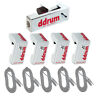 Cetkit-wc Ddrum Chrome Elite Acoustic Triggers Set Bundle With Cables