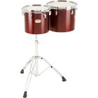 W-ws-865a Cts-02 Yamaha Intermediate Single Head Concert Tom Set Stand Darkwood Stain
