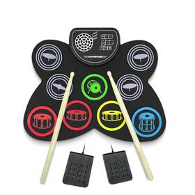 Cu018-us Cucnext Electronic Drum Set 9-drum Practice Pad With Headphone Jack... - Damaged Box