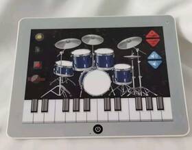 004-0511 Cyber Gear Musi Pad 2 In 1 Digital Piano And Drumset