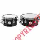 Ddct02blcr Dw Design Series Concert Tom Set With Mount 8 10 Inch Black Satin 647139288895